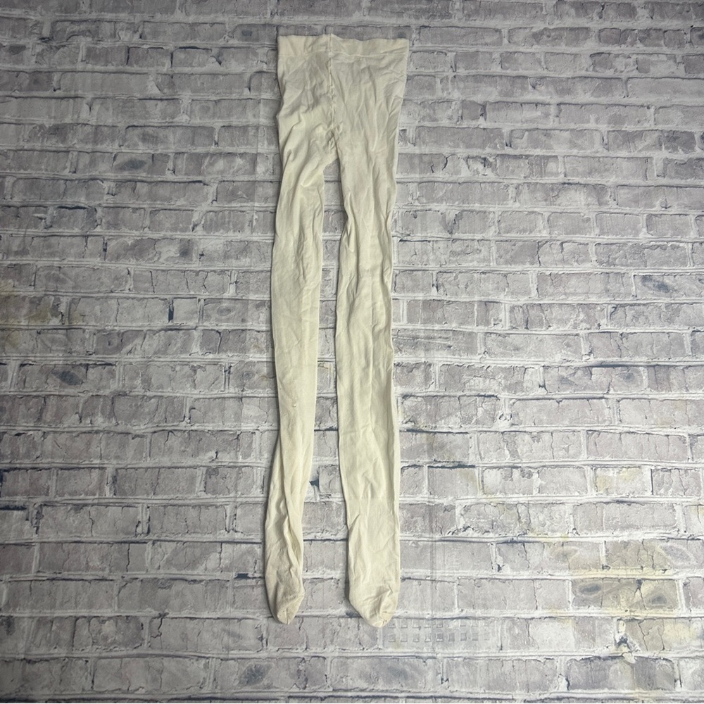 EUC Crewcuts Soft Cream Tights Size XL/XXL